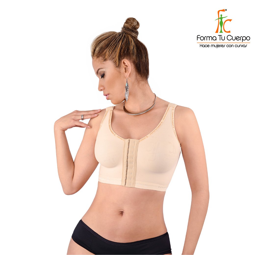 Fajas Colombianas FTC, Wide Strip BRA , Daily use and Post Surgical Bra  (Ref. C-031)