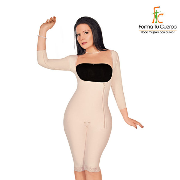 Faja Colombiana, Knee Smooth Bodysuit Arm Control (Ref. C-012)