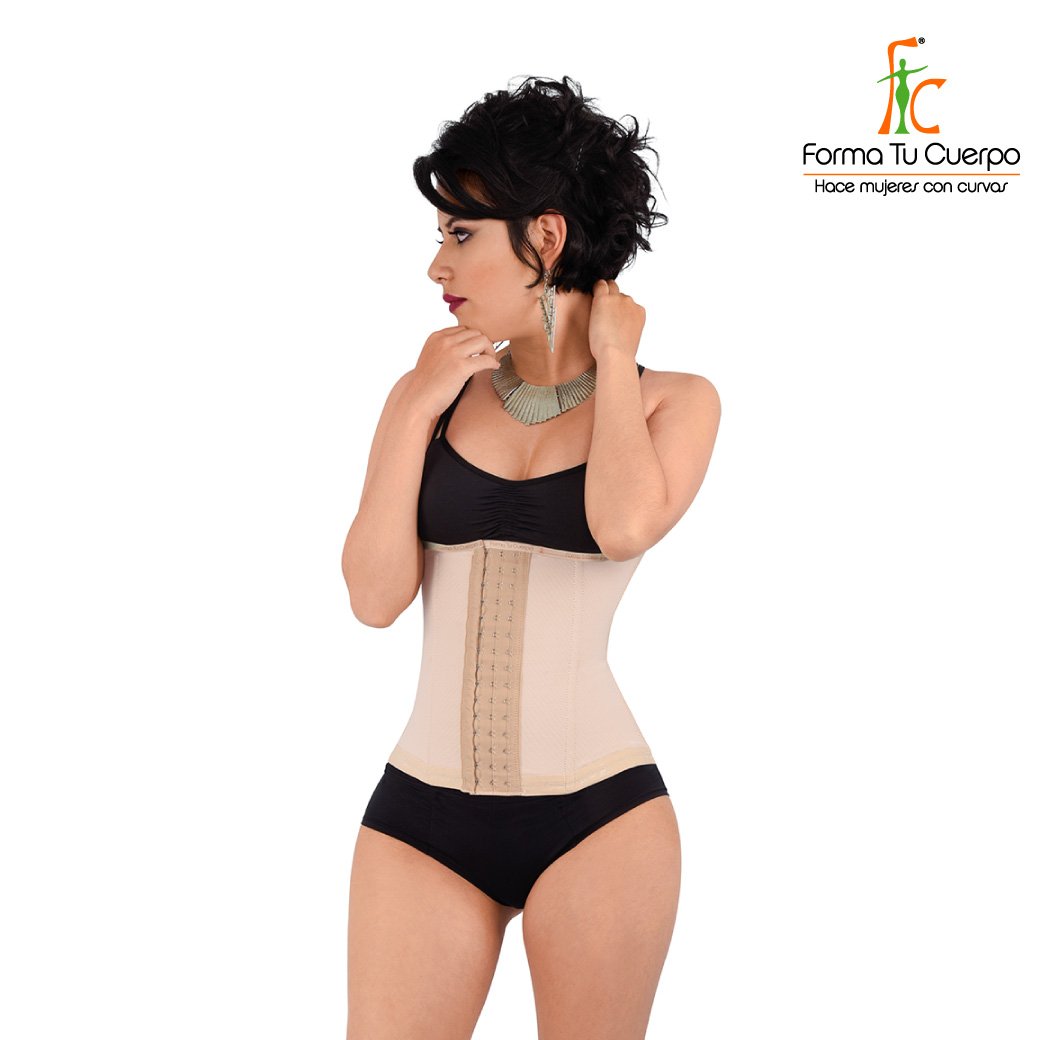 Waist Trainer 3 Hooks, Colombian Fajas (Ref. CCIN) - fajas  colombianas Forma Tu Cuerpo