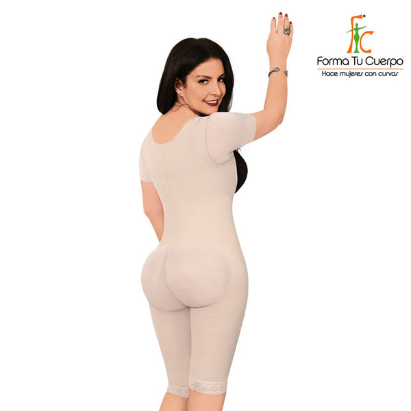 Faja Colombiana Knee Bodysuit arms control fajas  colombianas Forma Tu Cuerpo