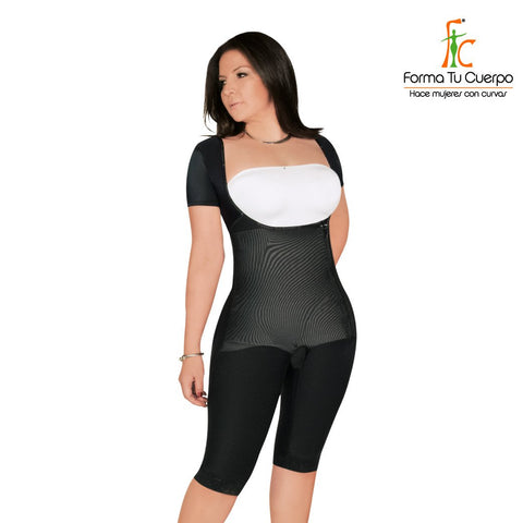 Fajas Colombianas Forma Tu Cuerpo Full­Lenght Body Shaper with Arm Sleeves, Full Back Coverage & Butt Lifterfajas  colombianas Forma Tu Cuerpo