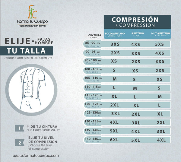 Male Vest, faja colombiana for men (Ref. HHCTA) - fajas  colombianas Forma Tu Cuerpo